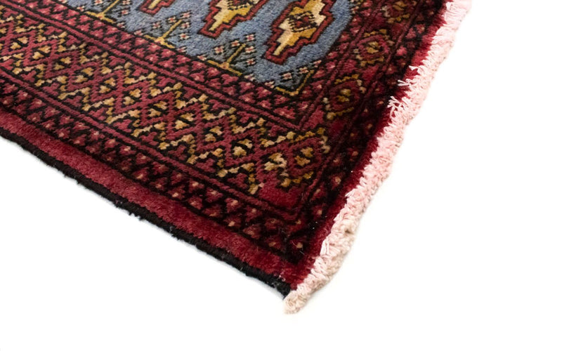 Turkaman-matta - 130 x 60 cm - blå