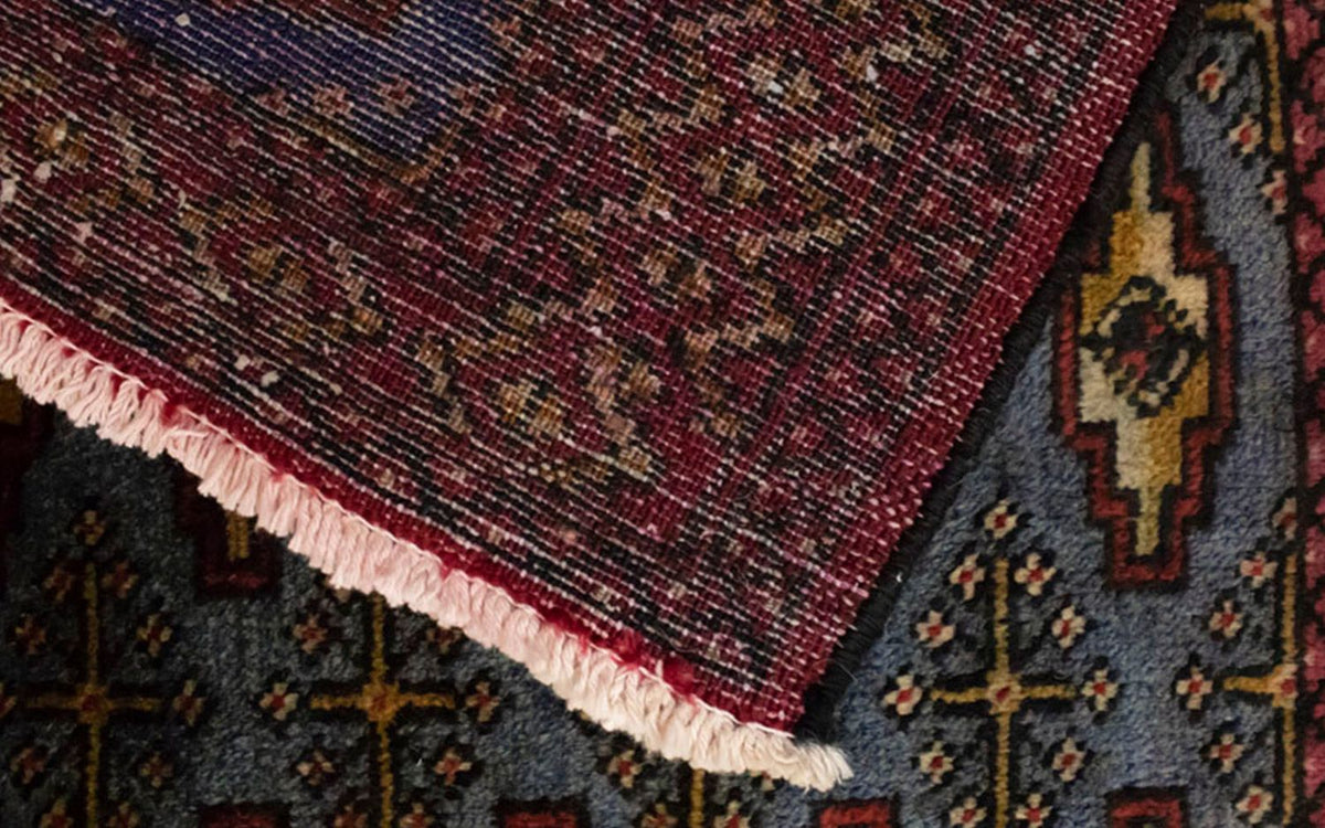 Turkaman-matta - 130 x 60 cm - blå