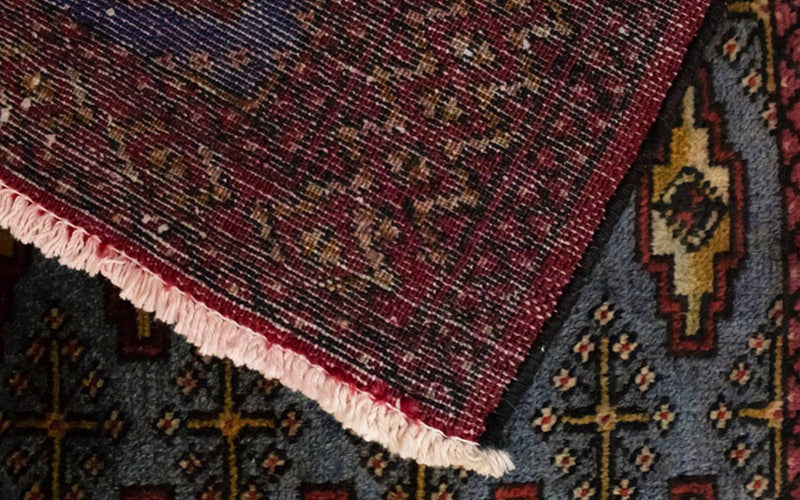 Turkaman-matta - 130 x 60 cm - blå