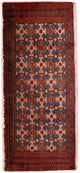 Turkaman-matta 130x60cm - Persisk matta