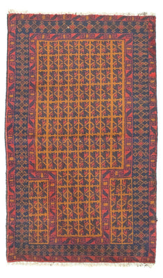 Baluch-matta - 131 x 75 cm - brun