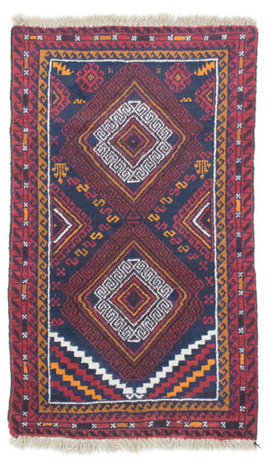 Baluch-matta - 132 x 76 cm - blå