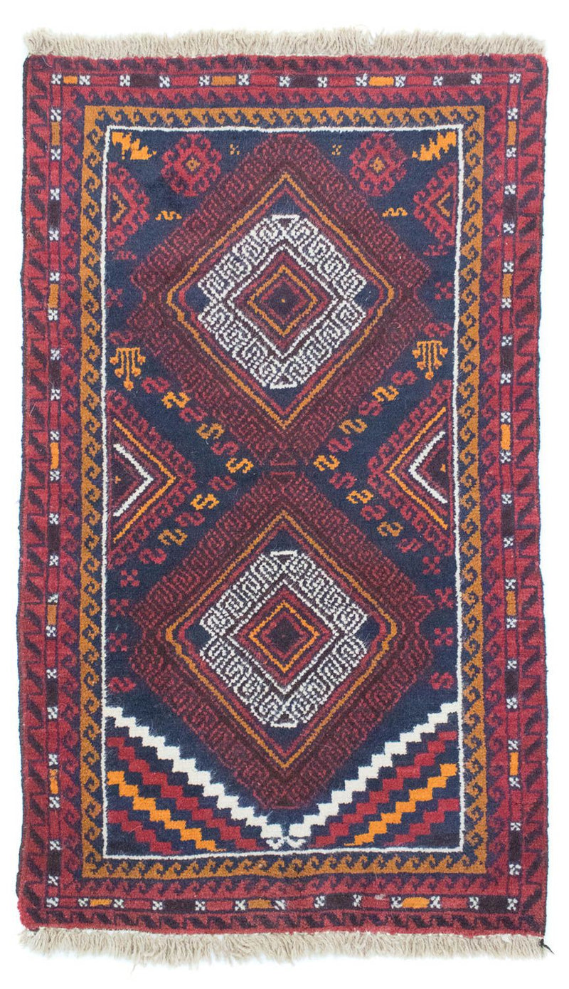 Baluch-matta - 132 x 76 cm - blå