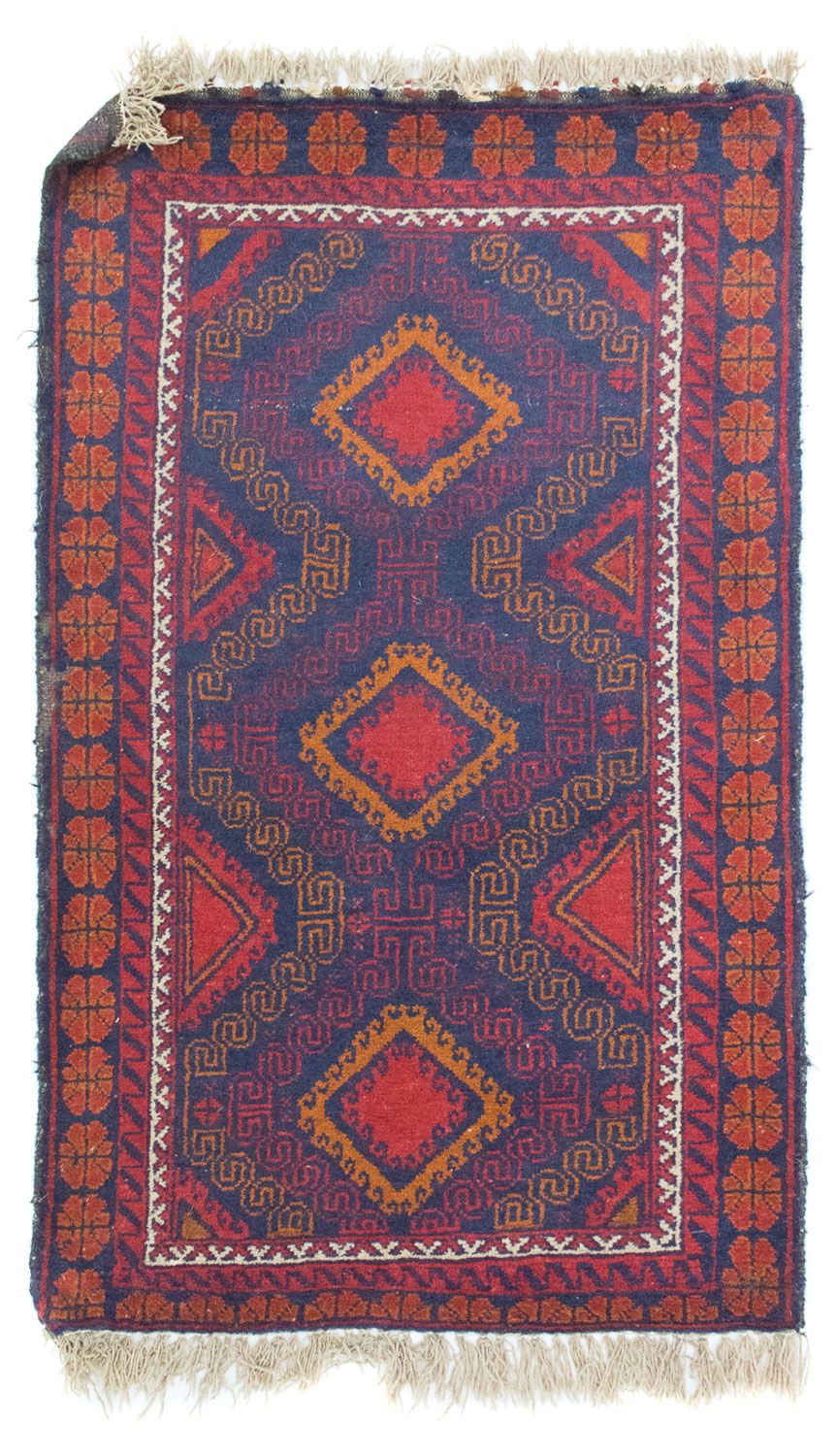 Baluch-matta - 137 x 81 cm - blå