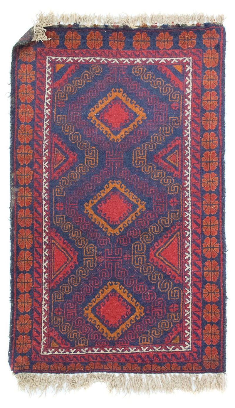 Baluch-matta - 137 x 81 cm - blå