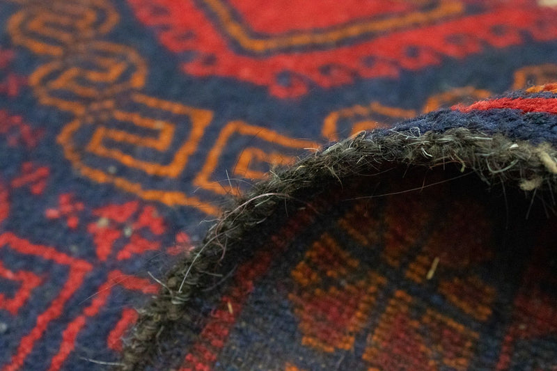 Baluch-matta - 137 x 81 cm - blå