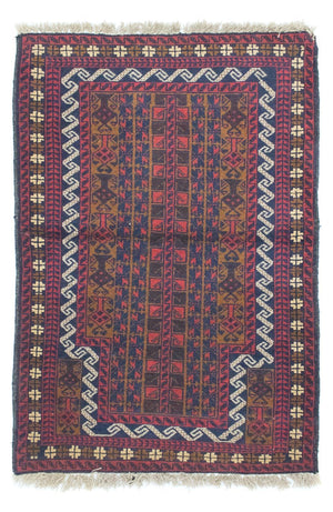 Baluch-matta - 132 x 88 cm - brun