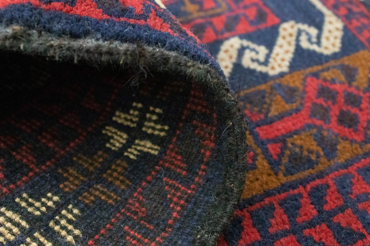 Baluch-matta - 132 x 88 cm - brun