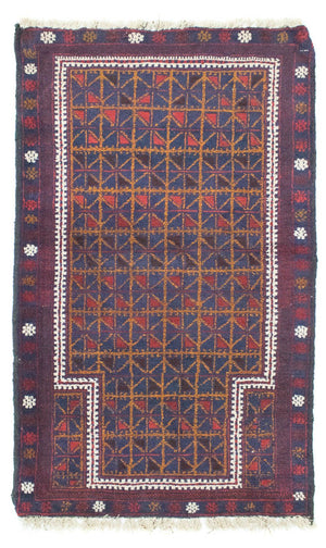 Baluch-matta - 137 x 84 cm - brun