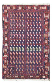 Baluch-matta - 136 x 82 cm - brun