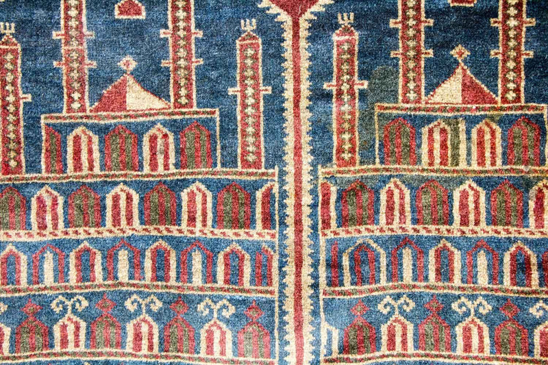 Baluch-matta - 135 x 104 cm - flerfärgad