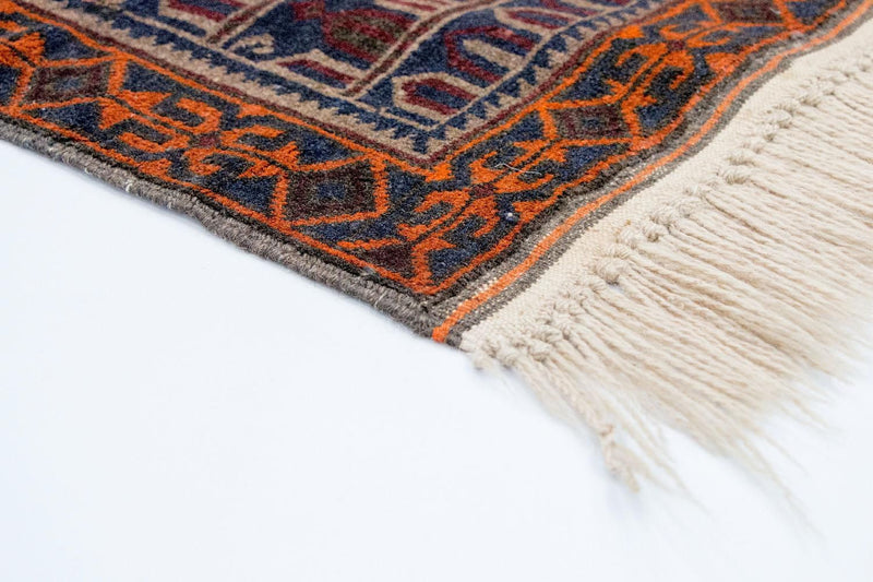 Baluch-matta - 135 x 104 cm - flerfärgad