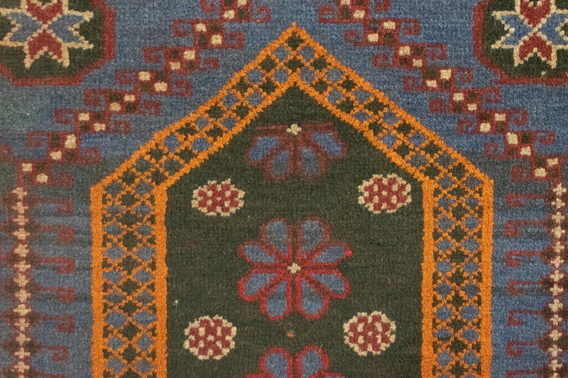 Baluch-matta - 134 x 81 cm - blå
