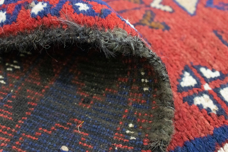 Baluch-matta - 128 x 77 cm - röd