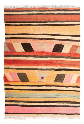 Kelim-matta - gammal - 150 x 116 cm - flerfärgad