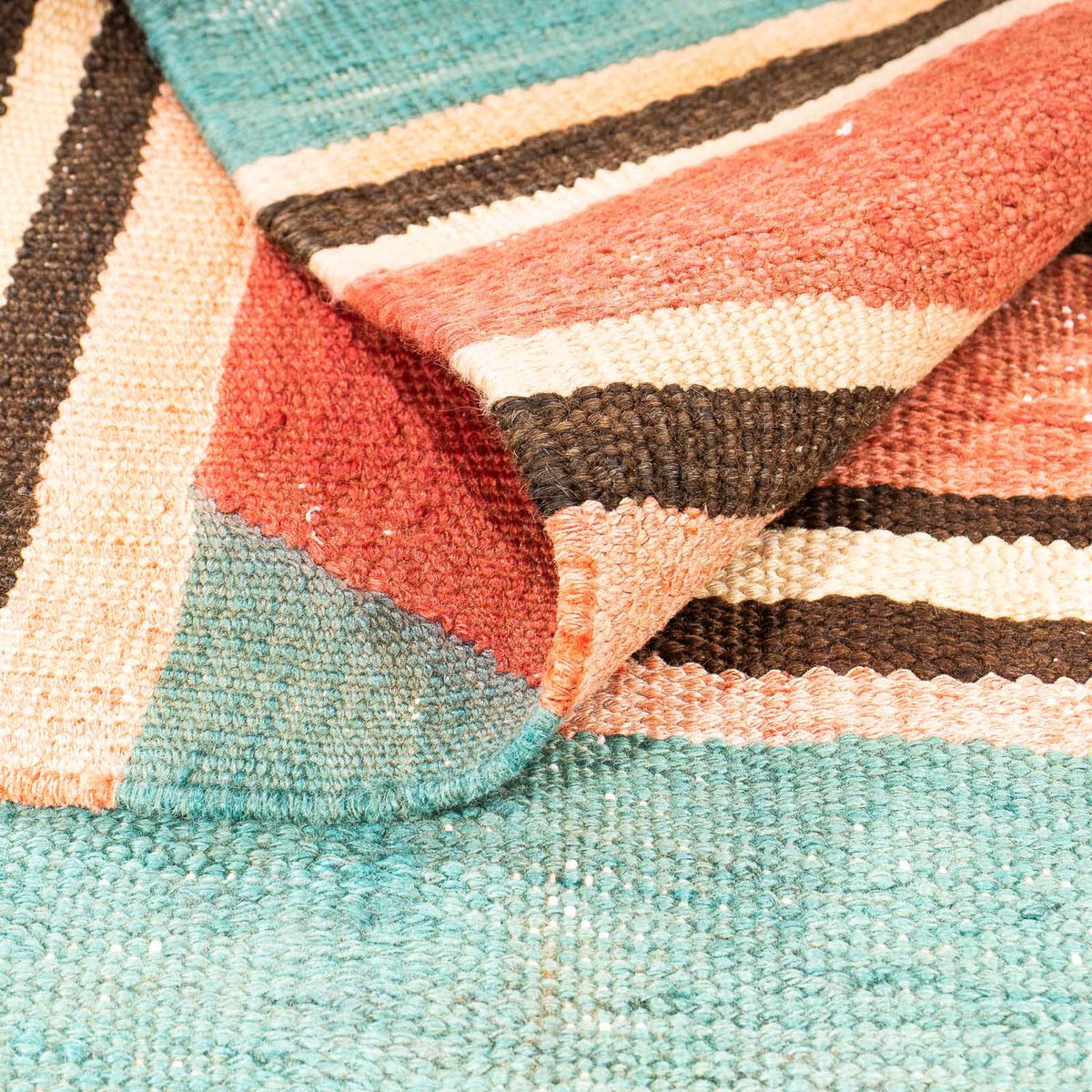 Kelim-matta - gammal - 160 x 120 cm - flerfärgad