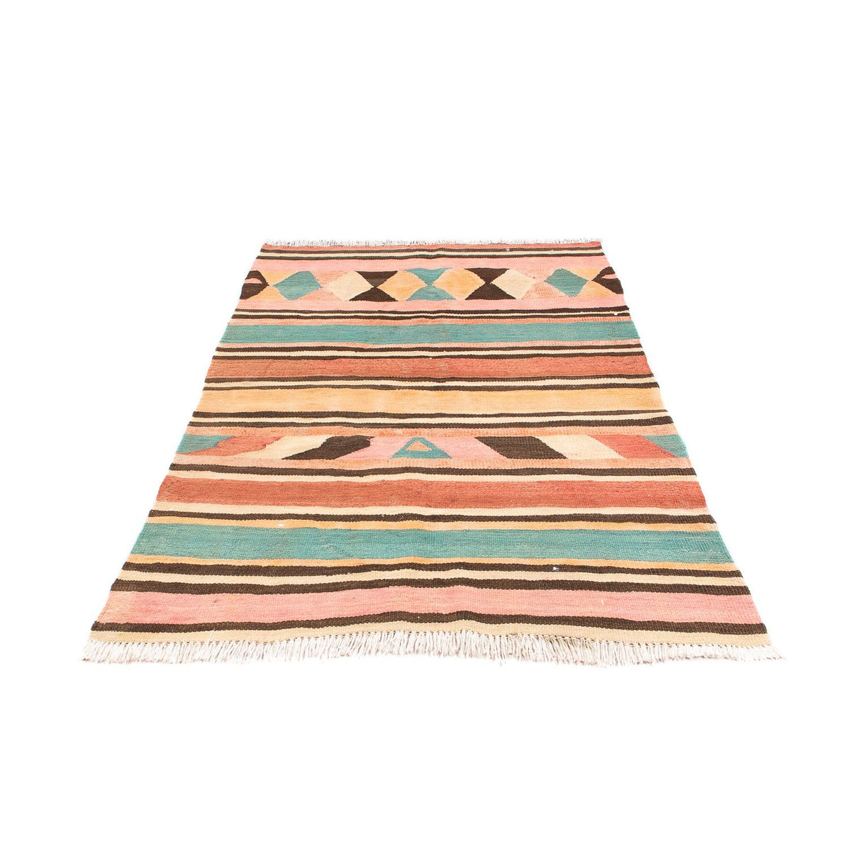 Kelim-matta - gammal - 160 x 120 cm - flerfärgad