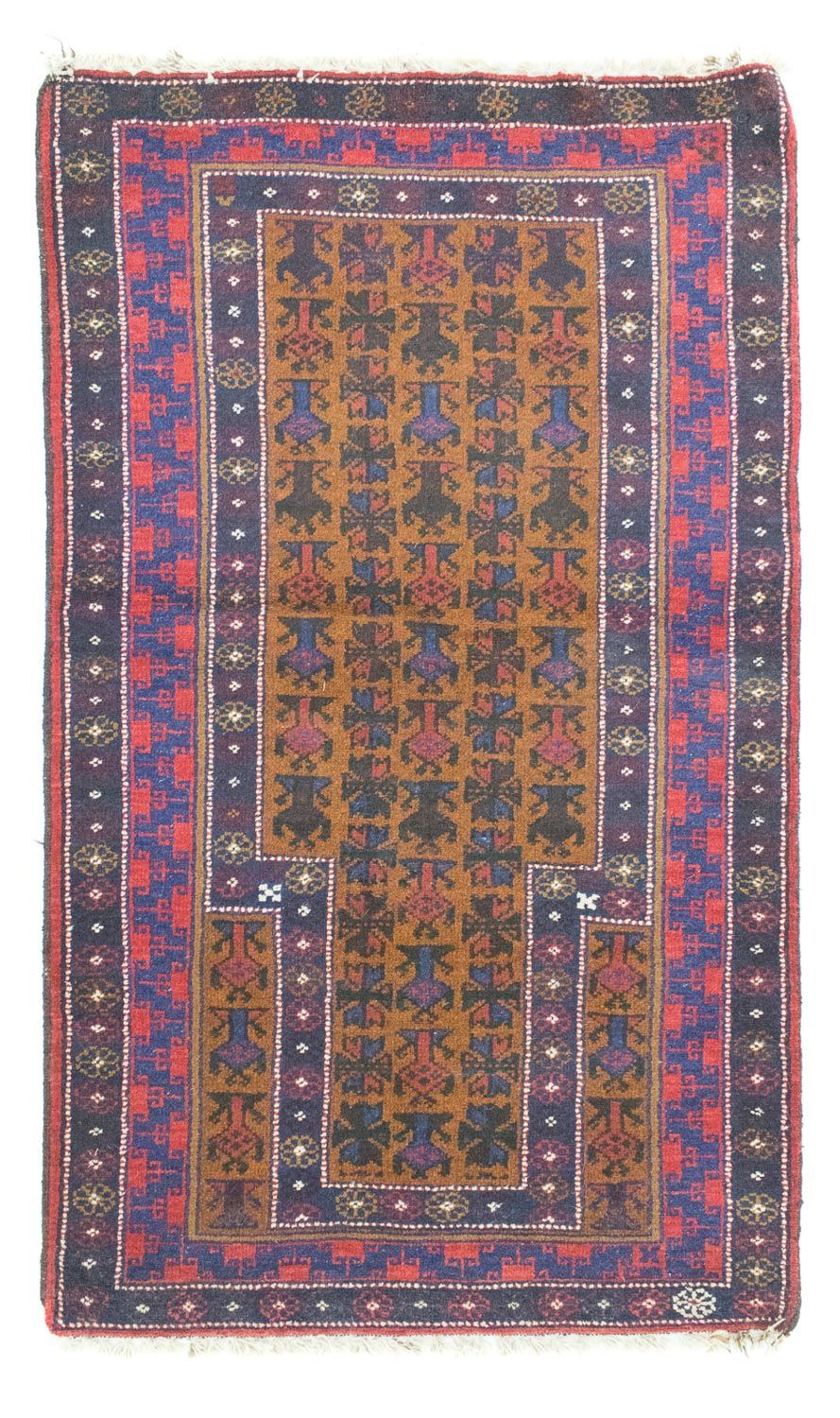 Baluch-matta - 140 x 76 cm - blå