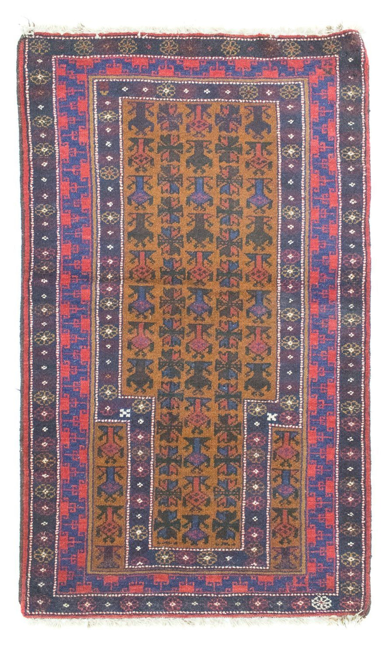 Baluch-matta - 140 x 76 cm - blå