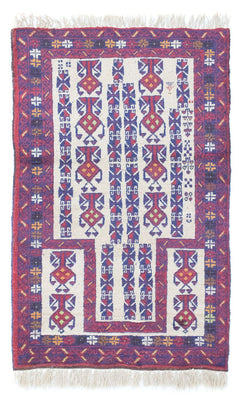 Baluch-matta - 129 x 77 cm - beige
