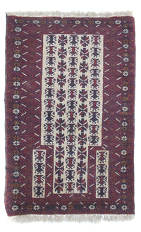 Baluch-matta - 136 x 81 cm - beige