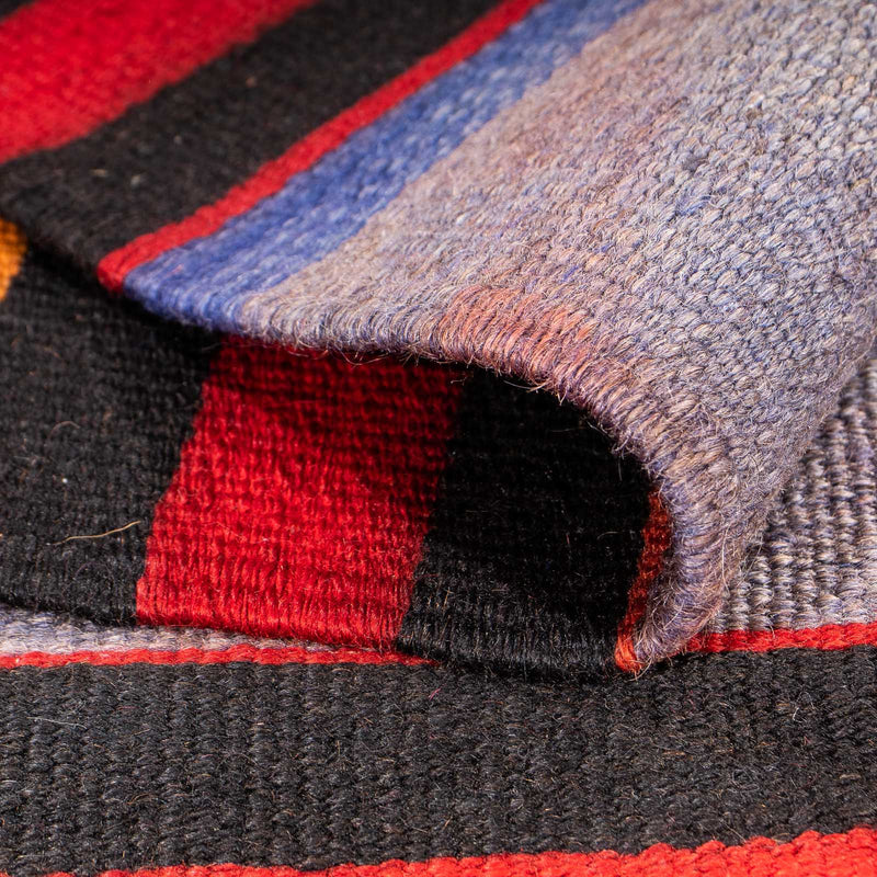 Kelim-matta - gammal - 160 x 100 cm - flerfärgad