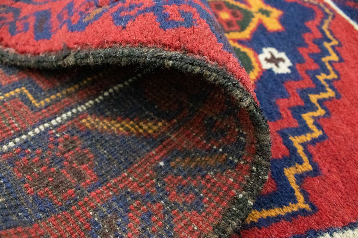 Baluch-matta - 140 x 75 cm - röd