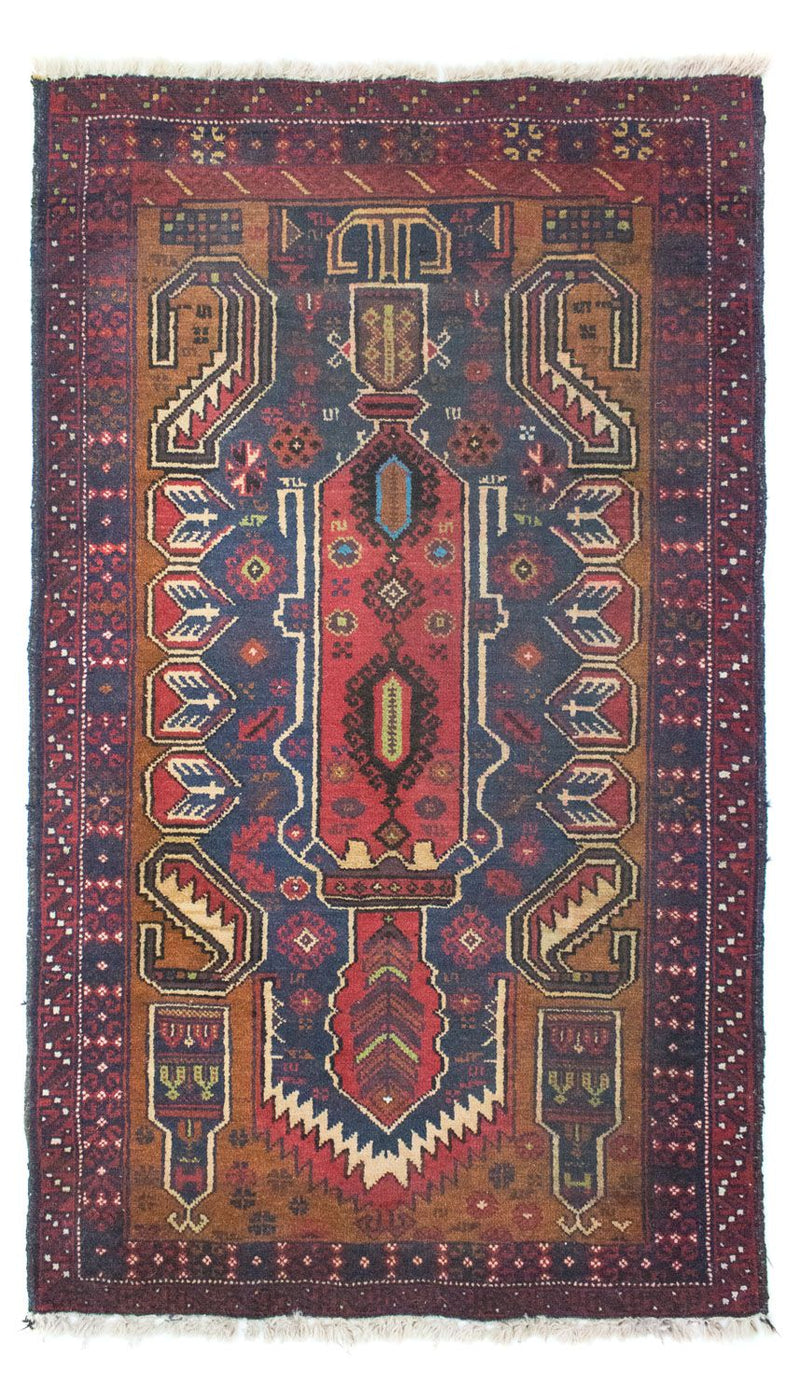 Baluch-matta - 147 x 85 cm - blå