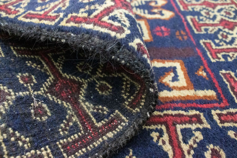 Baluch-matta - 130 x 80 cm - blå