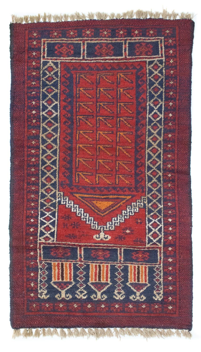 Baluch-matta - 125 x 73 cm - brun