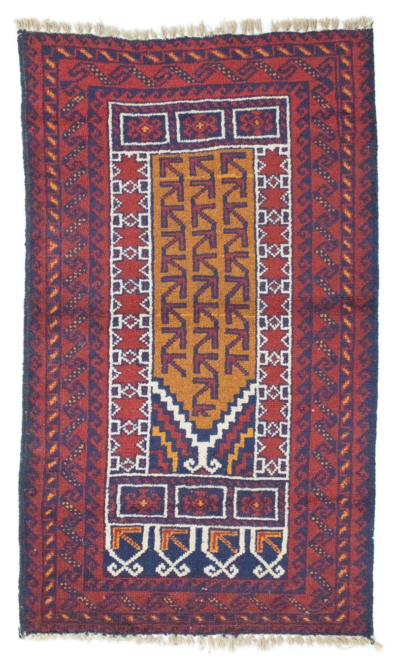 Baluch-matta - 134 x 75 cm - blå