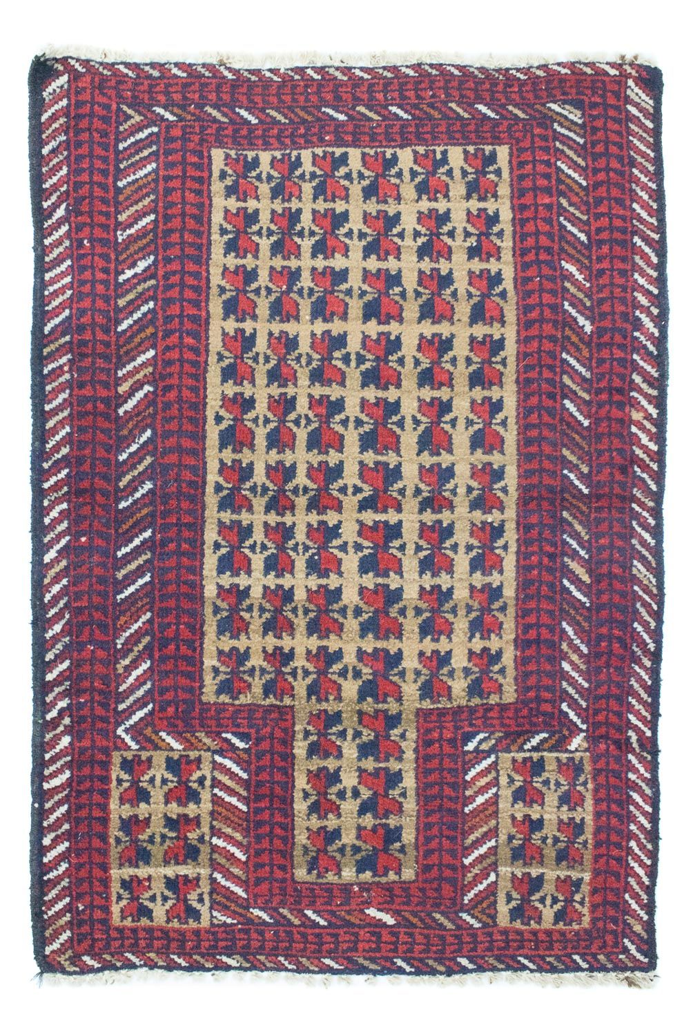 Baluch-matta - 117 x 74 cm - röd