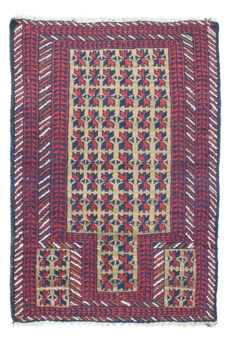 Baluch-matta - 117 x 74 cm - röd