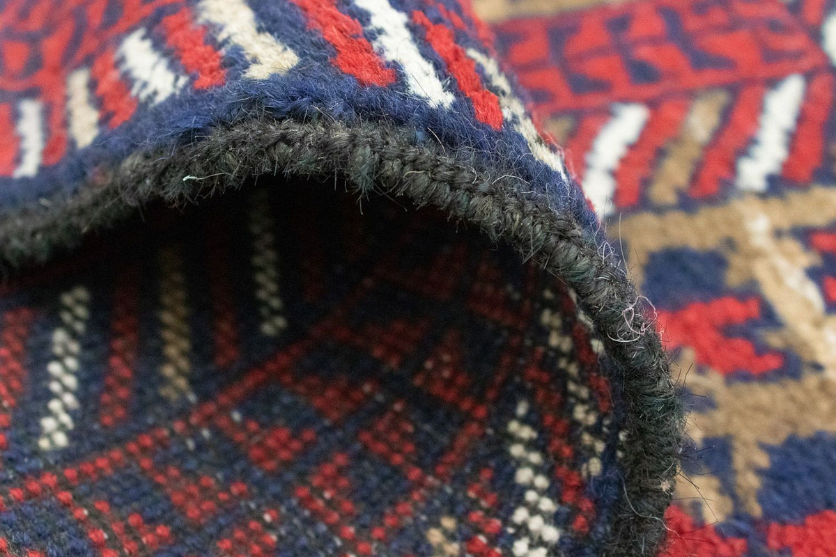 Baluch-matta - 117 x 74 cm - röd