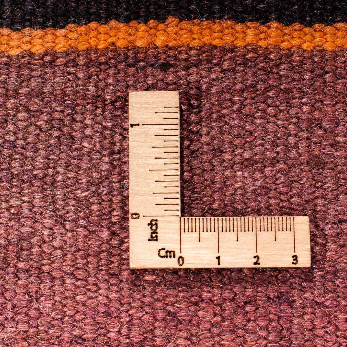 Kelim-matta - gammal kvadrat  - 145 x 140 cm - flerfärgad