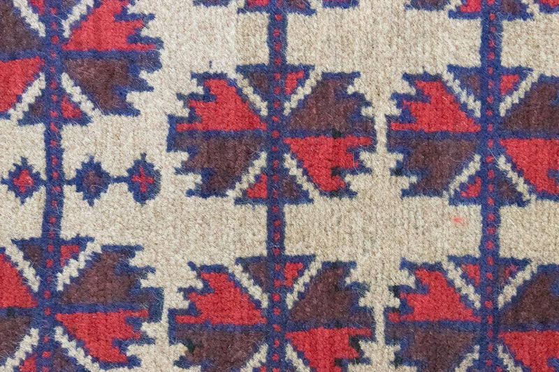 Baluch-matta - 126 x 80 cm - beige