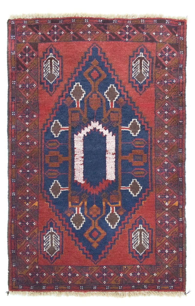 Baluch-matta - 131 x 82 cm - blå