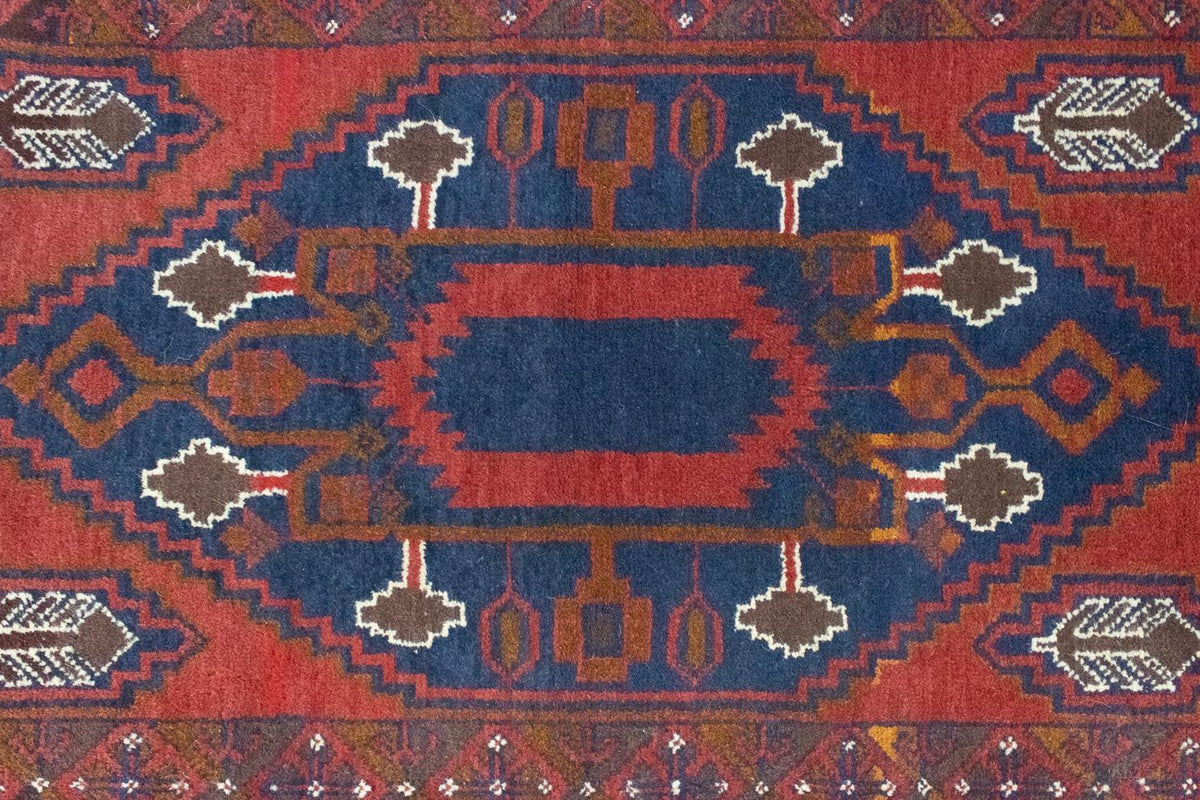 Baluch-matta - 131 x 82 cm - blå
