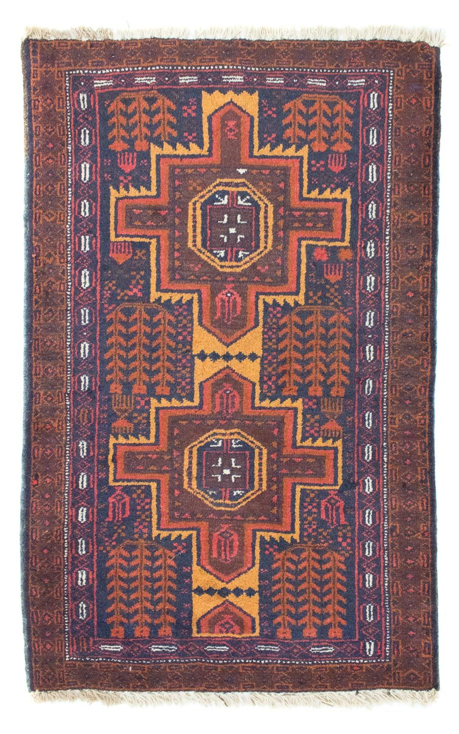 Baluch-matta - 133 x 82 cm - blå