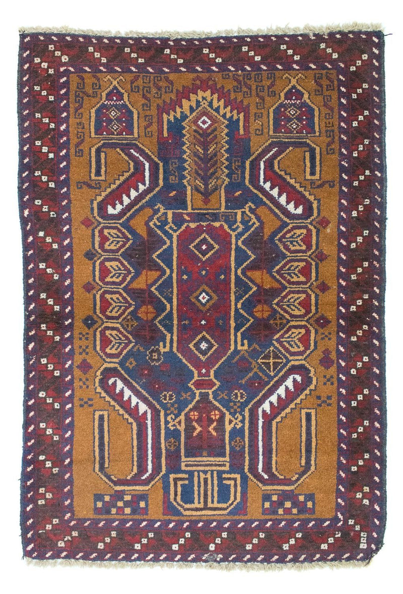 Baluch-matta - 136 x 89 cm - blå