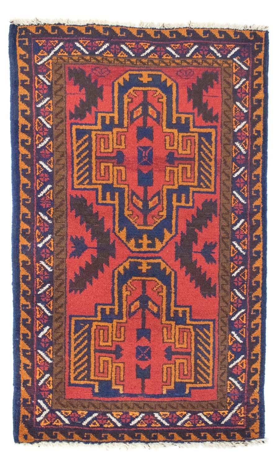 Baluch-matta - 134 x 75 cm - röd