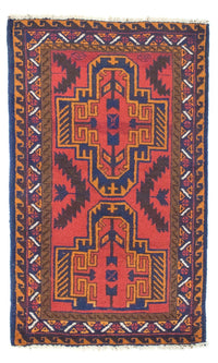 Baluch-matta - 134 x 75 cm - röd – product image