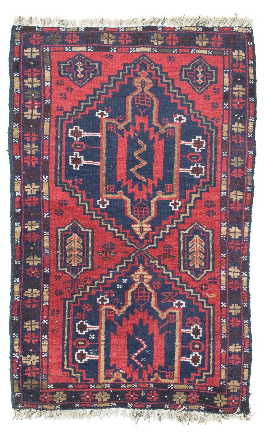 Baluch-matta - 127 x 77 cm - blå