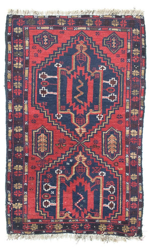 Baluch-matta - 127 x 77 cm - blå