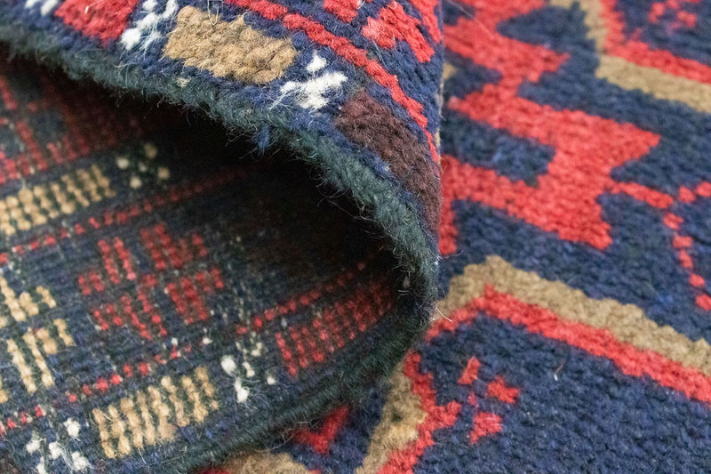 Baluch-matta - 127 x 77 cm - blå