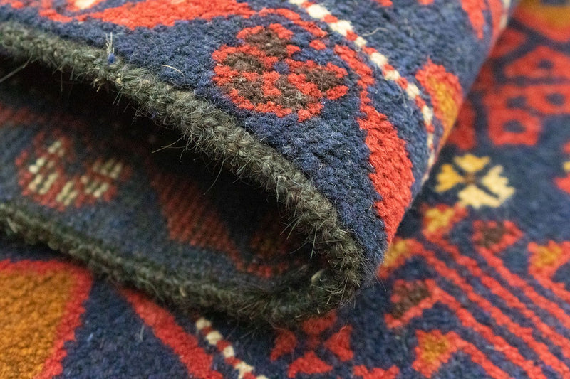 Baluch-matta - 135 x 81 cm - blå