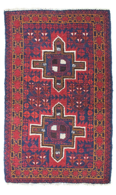 Baluch-matta - 124 x 76 cm - blå