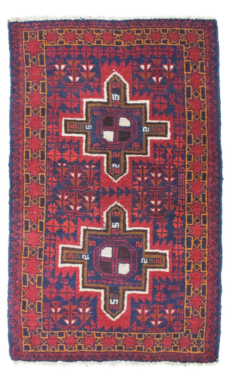 Baluch-matta - 124 x 76 cm - blå