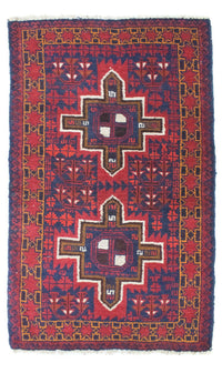 Baluch-matta - 124 x 76 cm - blå