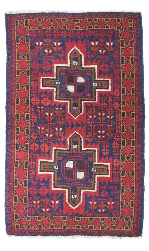 Baluch-matta - 124 x 76 cm - blå